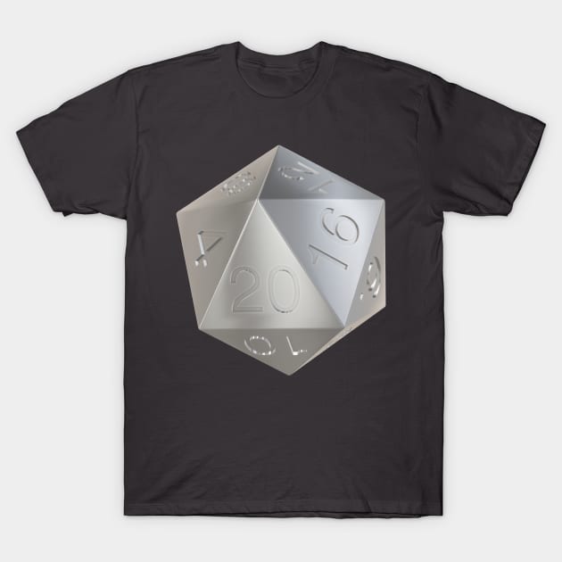 d20 T-Shirt by JonHale